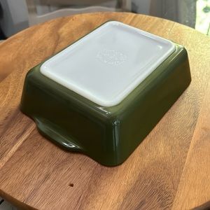 Vintage PYREX Verde Green #503 Refrigerator Dish